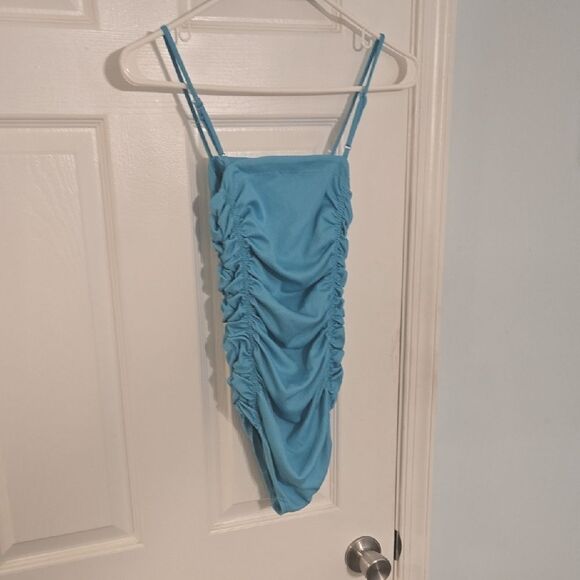 Free People Aqua Textured Swimsuit - Picture 6 of 6